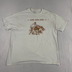 Zach Bryan T Shirt Burn Burn Burn Tour 2023 Concert Graphic Mens XL
